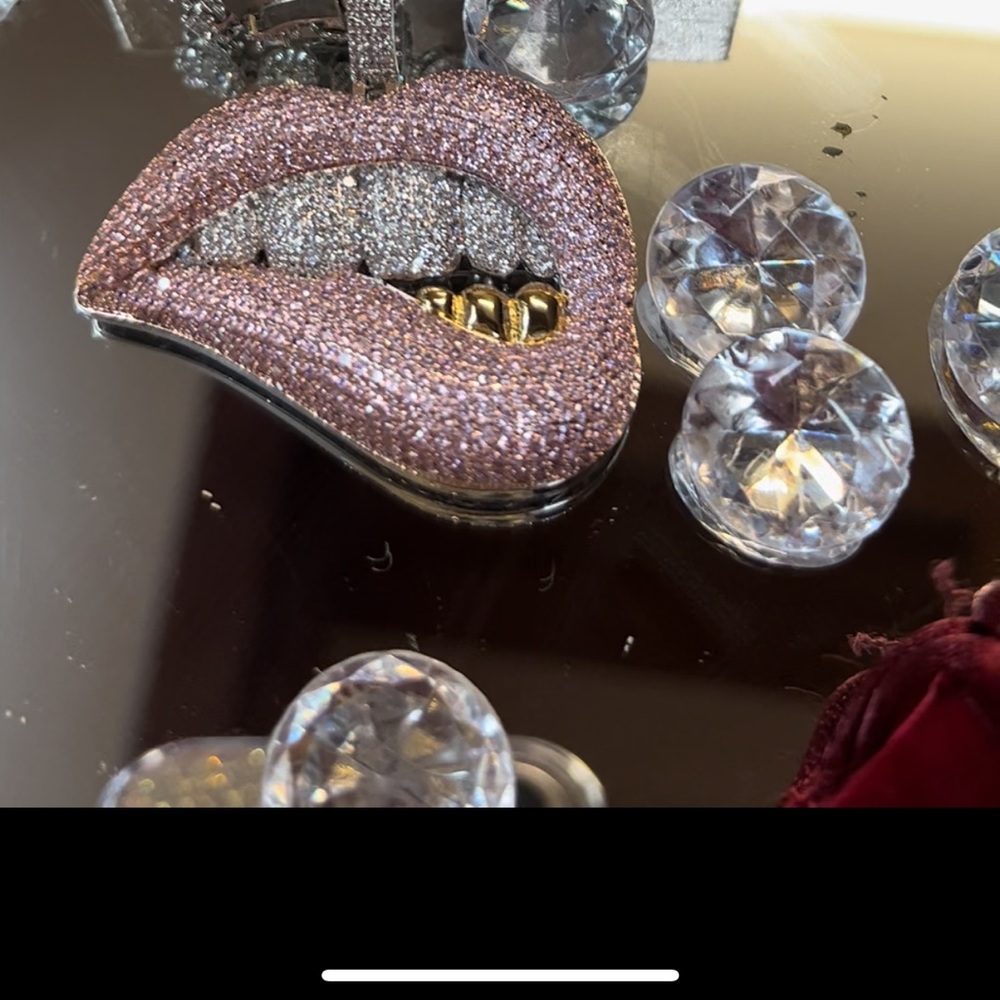 Bad Barbie bling Necklace and Pendant Set